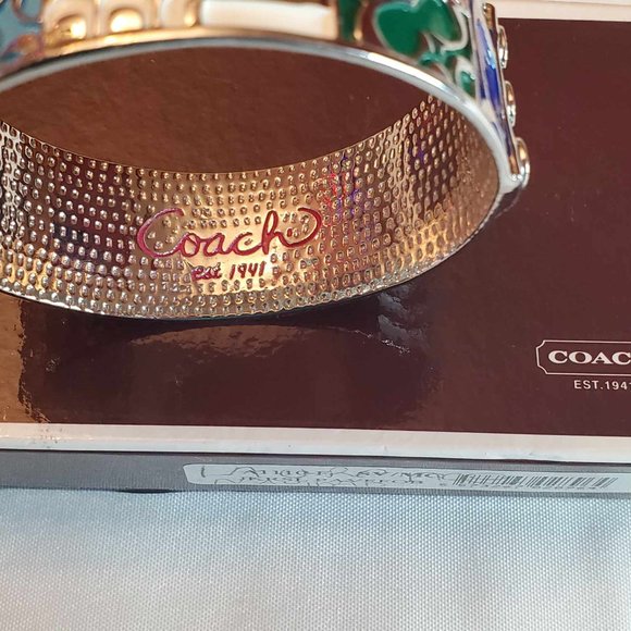 Coach- Bangle Bracelet- Signature Patchwork - Picture 4 of 7